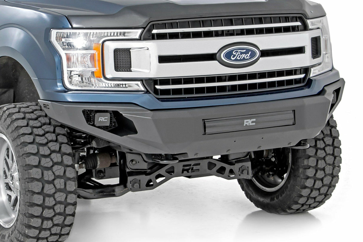 Rough Country - Front Bumper - High Clearance - Skid Plate - Ford F-150 (18-20) - 10756A