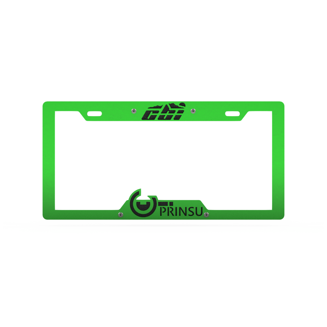 Prinsu - License Plate Cover - Green/Black - 600-000-000-148