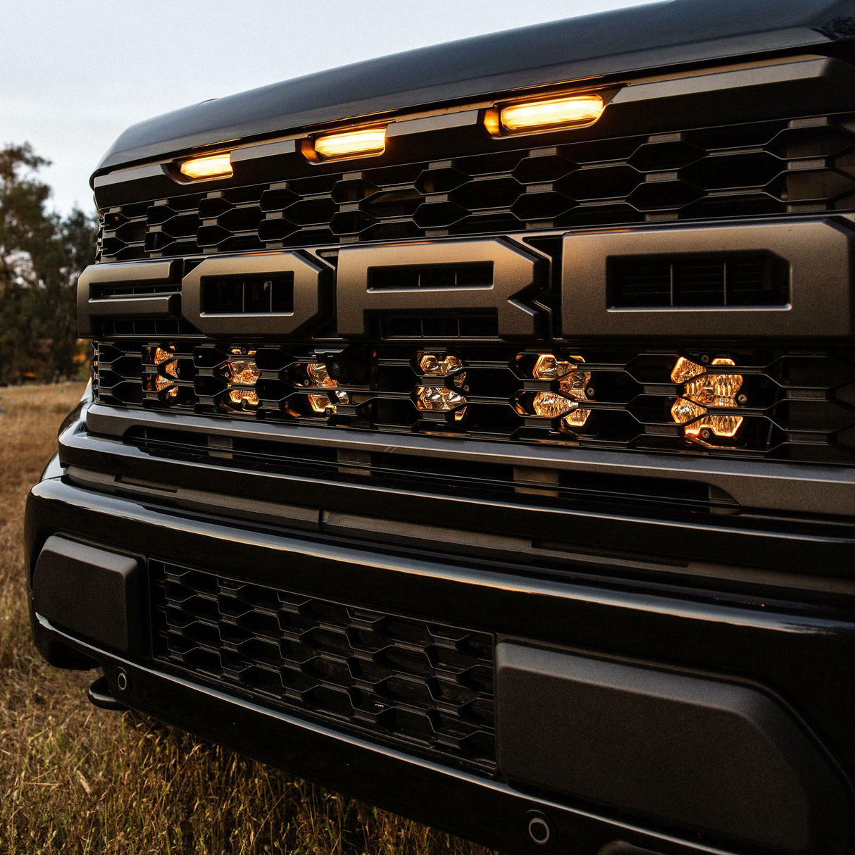 Baja Designs - 44-0017 Squadron 2.0 Pro Behind-the-Grille Light Kit