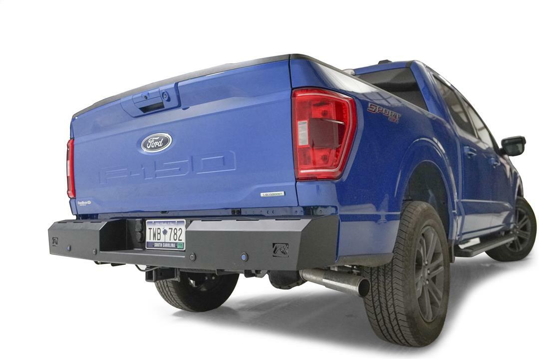 Fab Fours - 2021-2023 Ford F150 Red Steel Rear Bumper - FF21-RT5150-1
