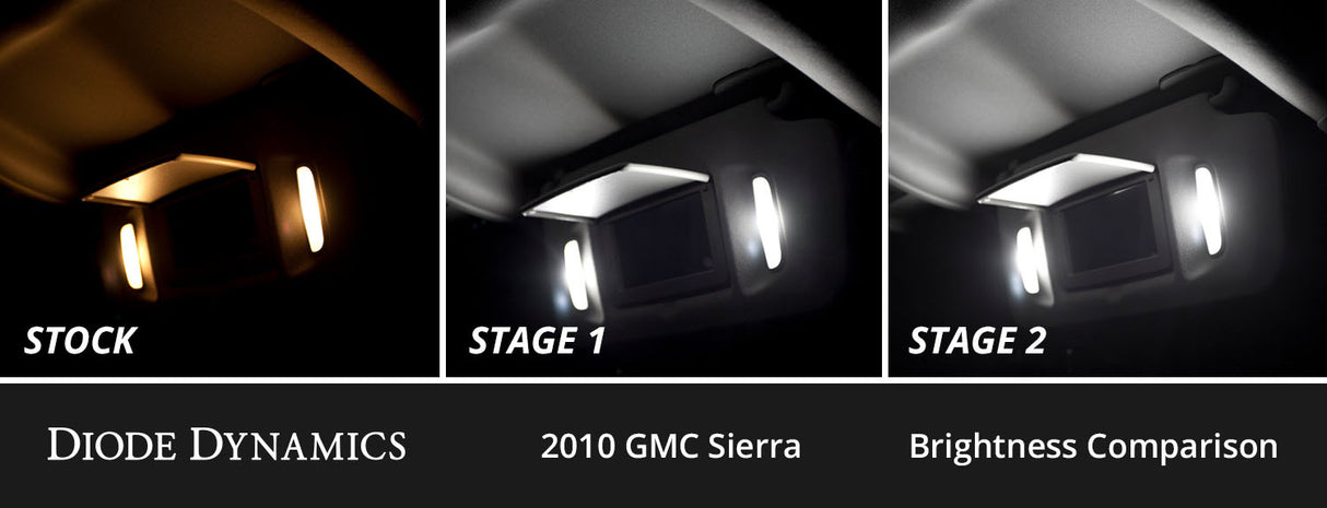 Diode Dynamics - Interior LED Kit for 2007-2013 GMC Sierra, Cool White Stage 2 - DD0620