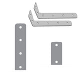 Overland Vehicle Systems - HD Nomadic 180 Degree LTE Awning & Wall Kit Combo - 19619917