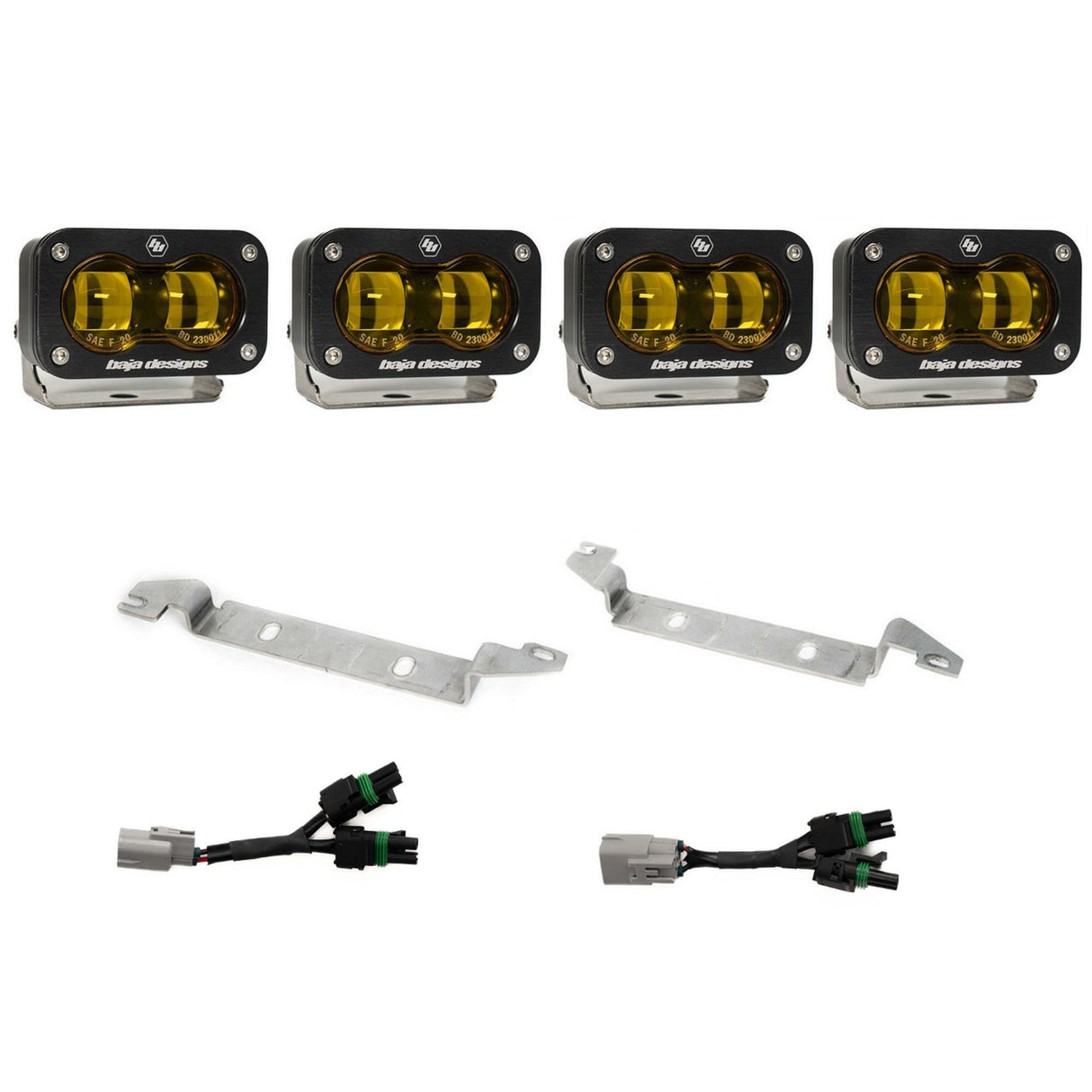 Baja Designs 44-8287 S2 SAE OEM Fog Light Replacement Kit
