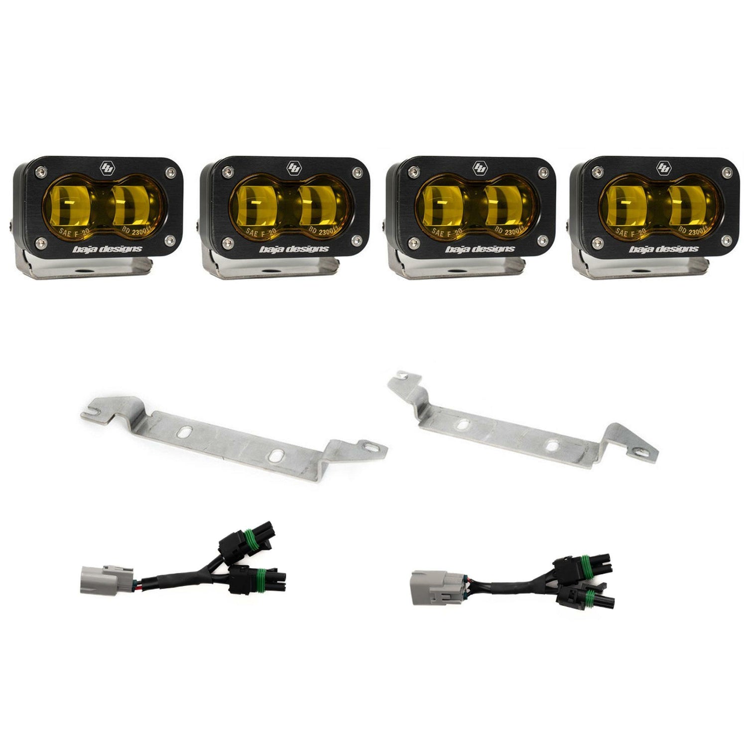 Baja Designs 44-8287 S2 SAE OEM Fog Light Replacement Kit