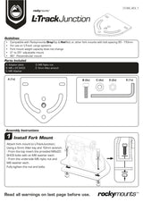 RockyMounts - L-Track Junction (Adapts DropTop & HotRod to L-Track) - 10081