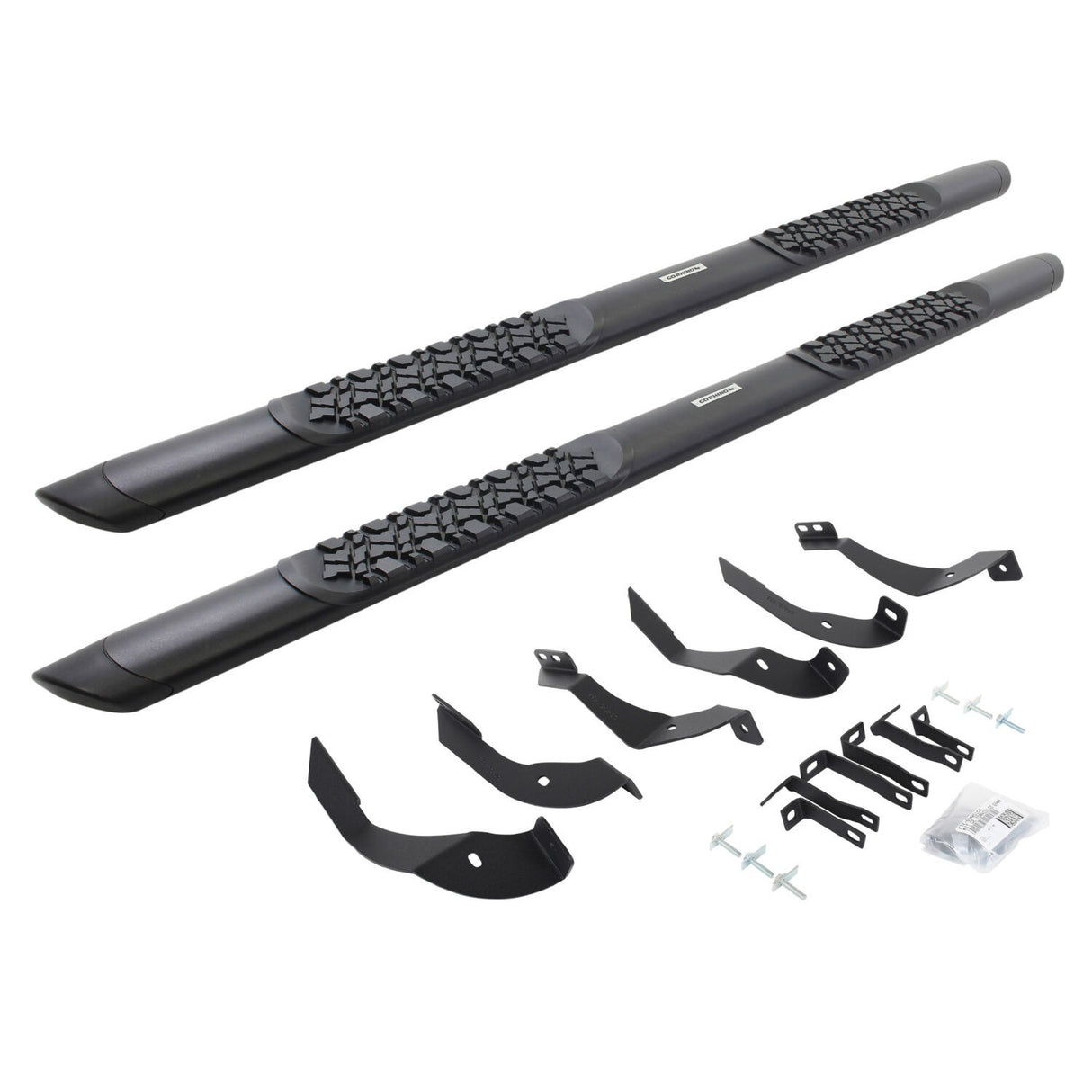 Go Rhino V3405187T  - V3 Series Aluminum Side Steps with Mounting Brackets - Textured Black
