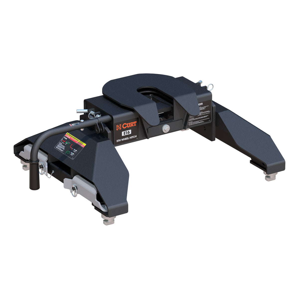 Curt - E16 5th Wheel Hitch, Select Silverado, Sierra 2500, 3500 HD, 8' Bed Puck System - 16061