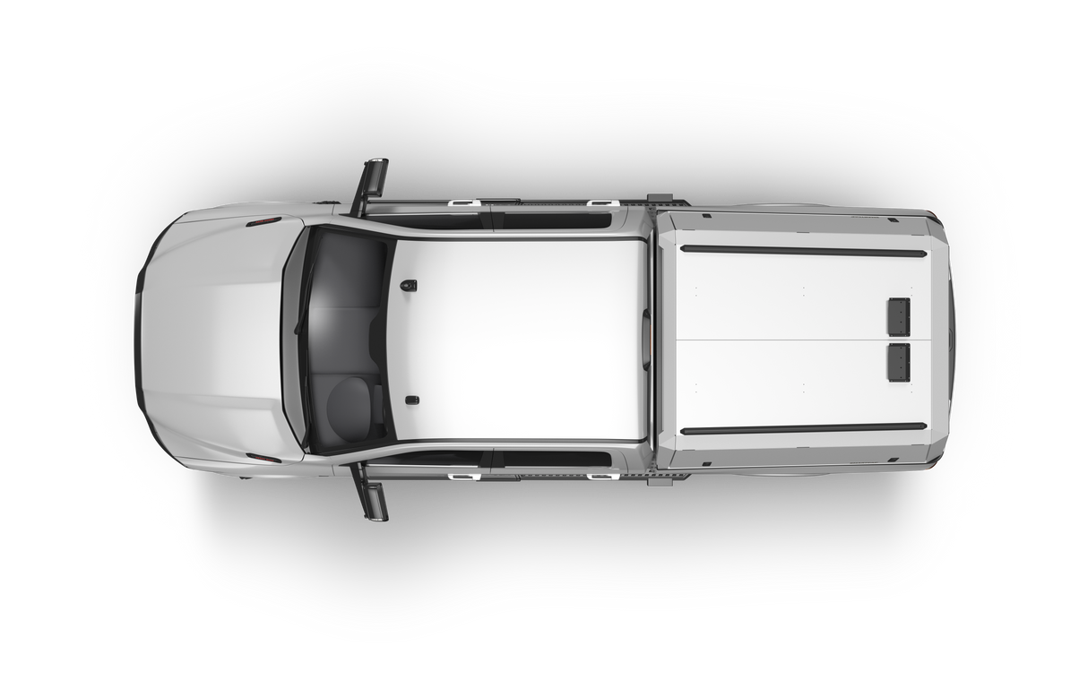 RSI SmartCap - Ram 2500/3500 Truck Bed Cap Edge Commercial OEM White 20-26 Ram 2500/3500 6.4 Foot Standard Bed - EC1033-WN
