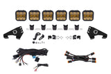 Diode Dynamics -Polaris RZR SS5 Pro CrossLink Roof Yellow Combo Lightbar Kit - DD7633 - DD7633
