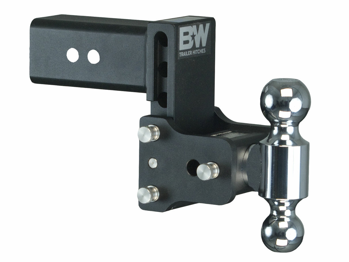 B&W Trailer Hitches - TS30037B 3 Model 8 Blk Tow & Stow Dual Ball