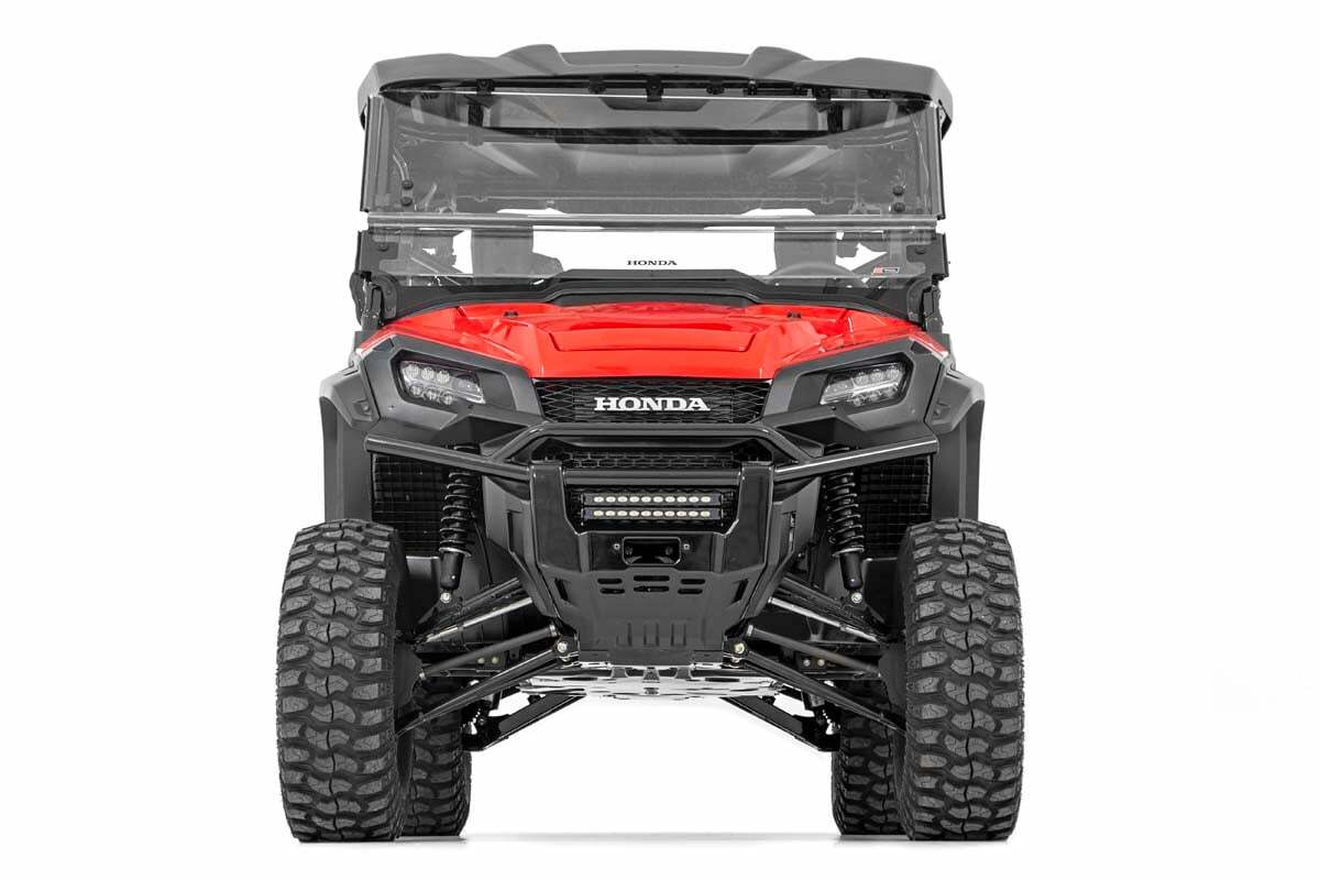 Rough Country - LED Light - Bumper Mount - 10" Black Slimline Pair - Honda Pioneer 1000 Pioneer 1000-5 - 92004