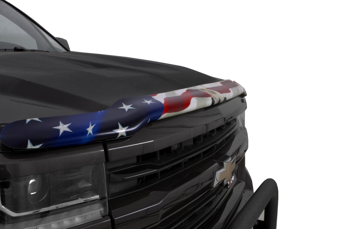 Husky Liners 2818159 Husky Liners Eagle American Flag Bug Shield Hood Protector