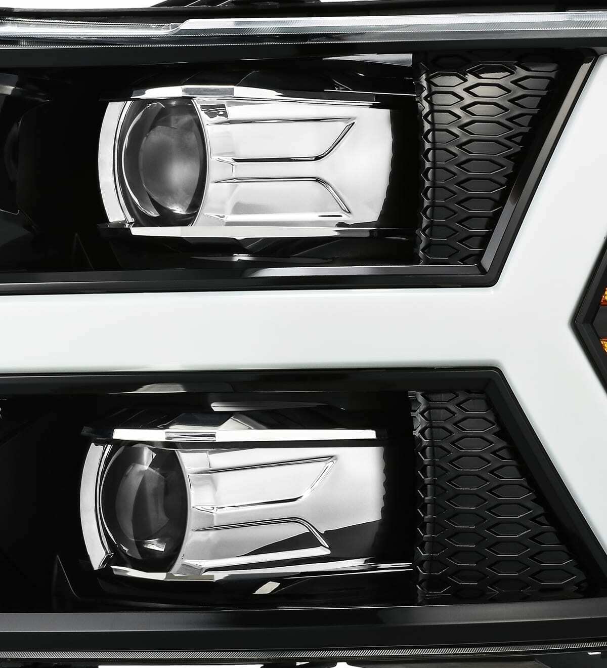 AlphaRex 880223 Projector Headlights Jet Black