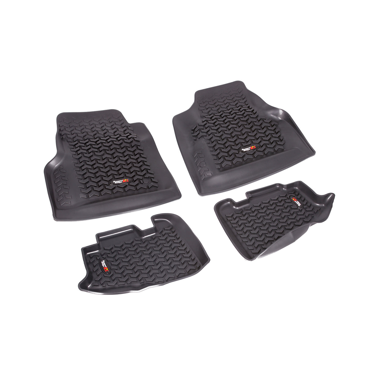 Rugged Ridge - Floor Liners, Kit, Black; 97-06 Jeep Wrangler/Unlimited TJ/LJ - 12987.10