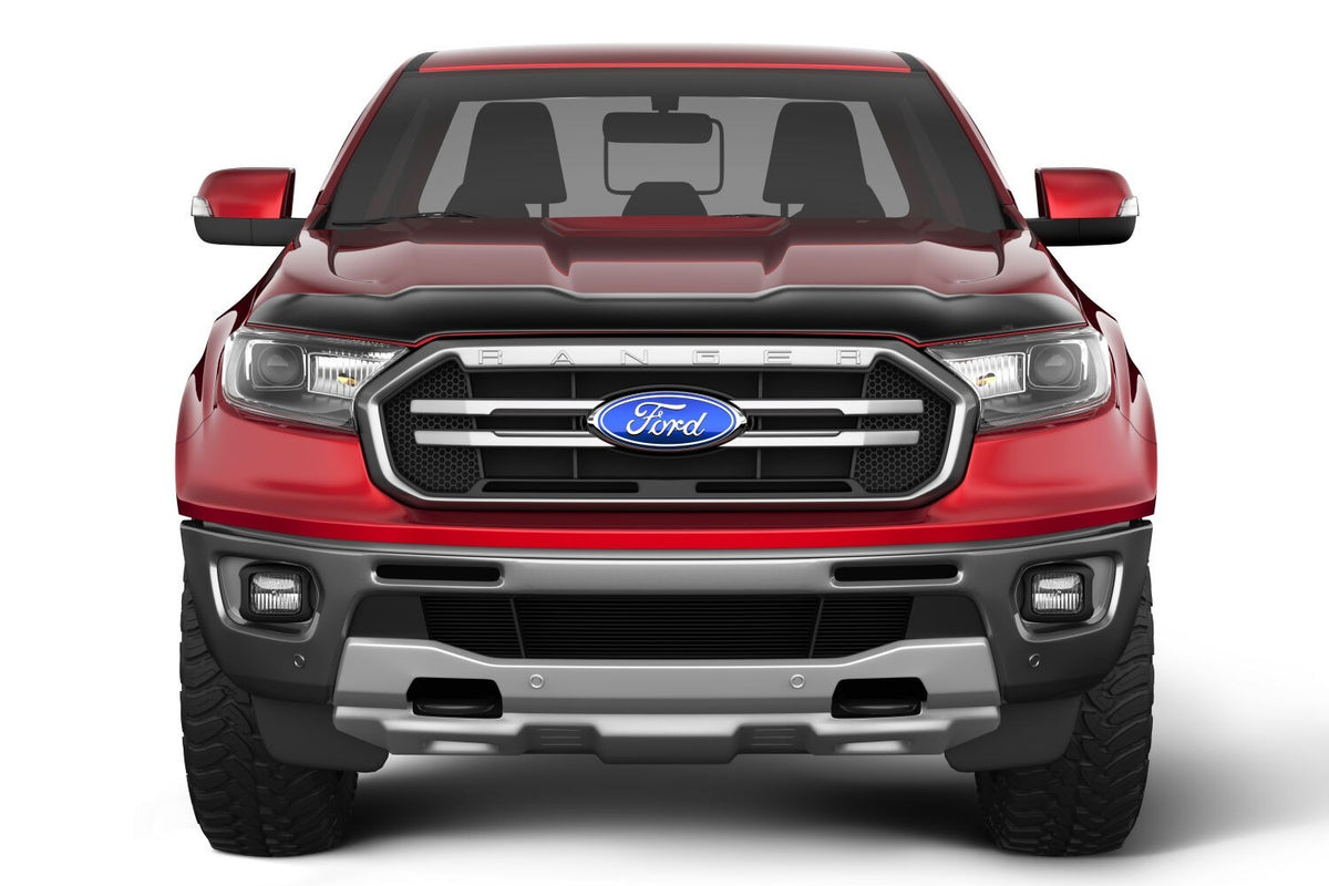 Husky Liners 2842166 Aeroskin Flush Mount Dark Smoke Hood Protector for 19-23 Ford Ranger