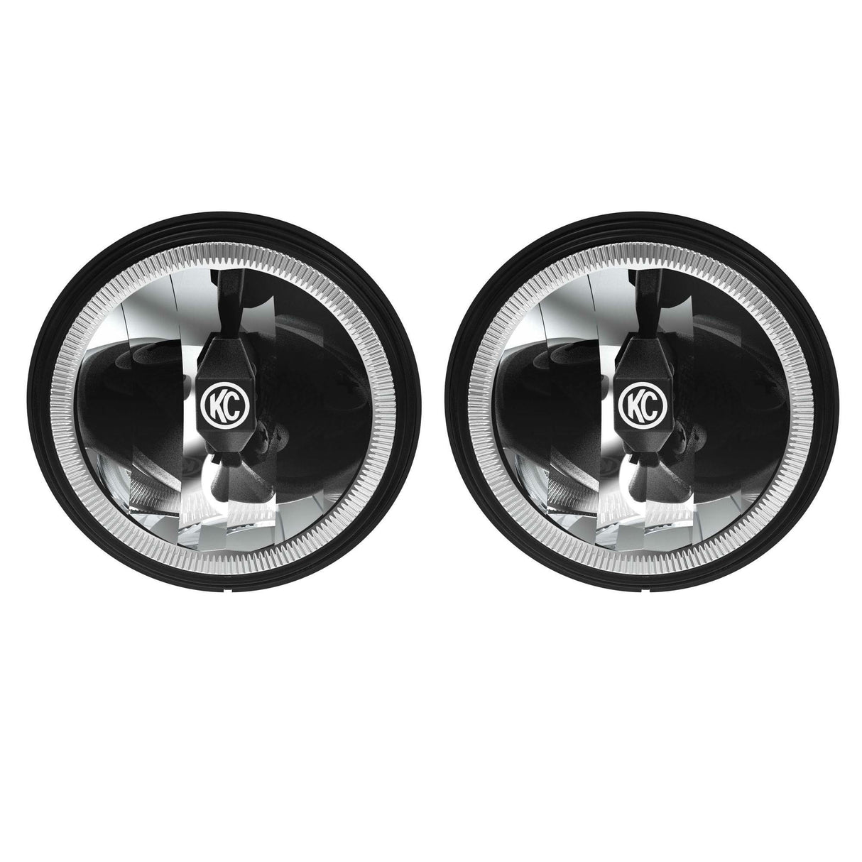 KC Hilites - 6" Gravity LED Insert Pair Pack System - KC #42056 (Wide-40 Beam) - 42056