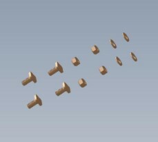 Yakima - Rpl T-Bolt W/Nut 4Pk - 8880184