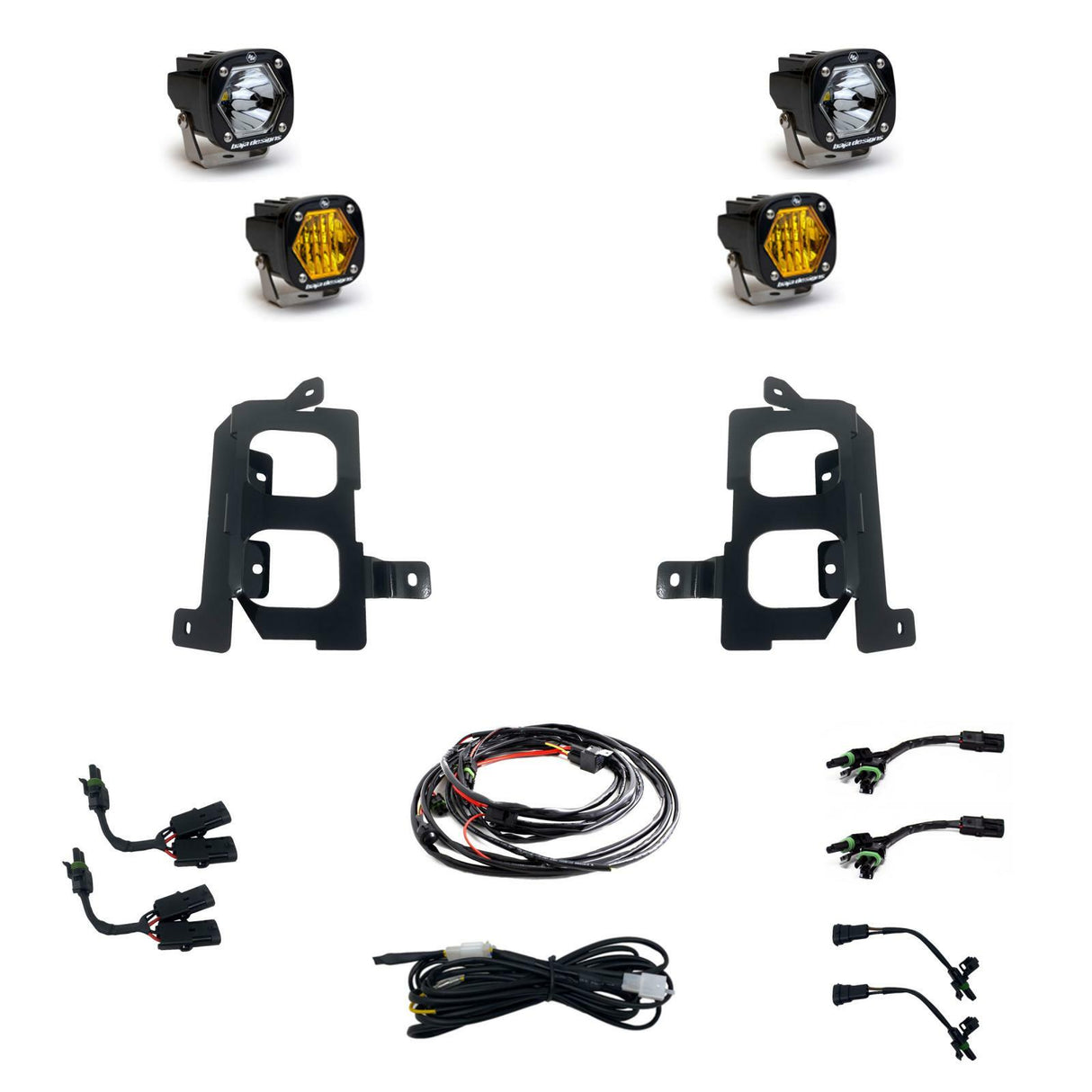 Baja Designs - 447849 - S1 Dual Fog Pocket Light Kit