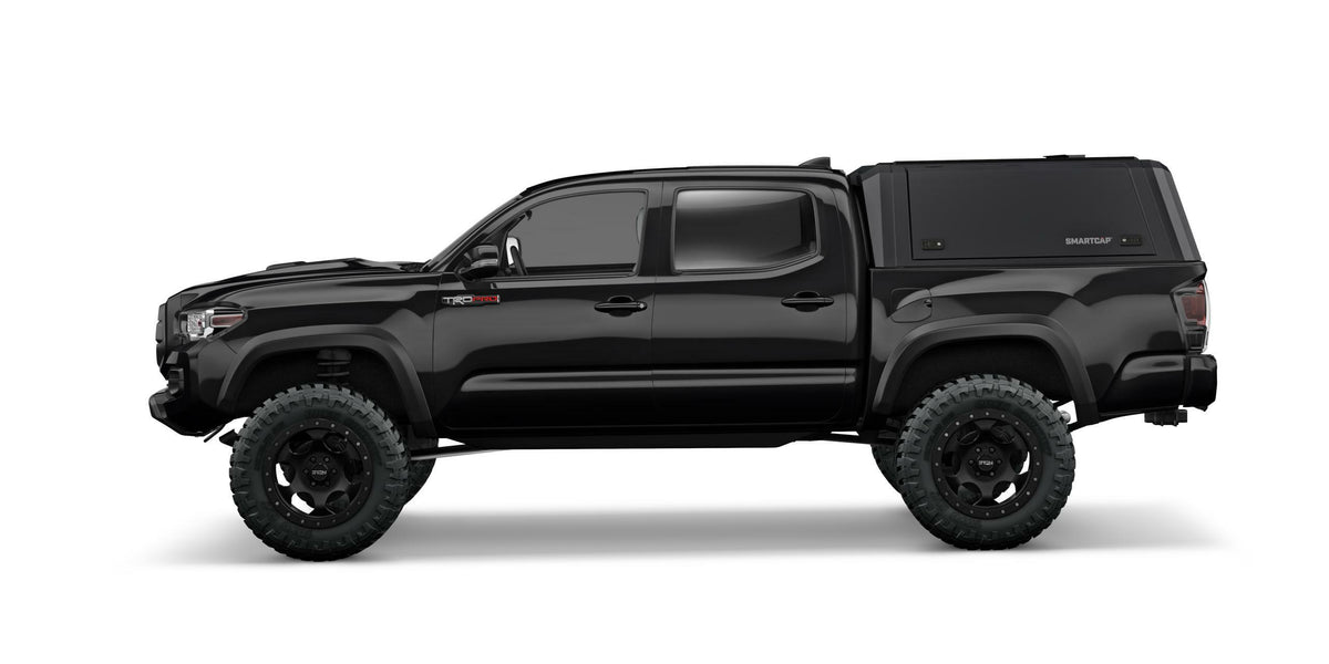 RSI SmartCap - Tacoma Truck Bed Cap SmartCap EVOa Adventure Matte Black For 16-23 Toyota Tacoma 5 Foot Short Bed SmartCap - EA1316-MB