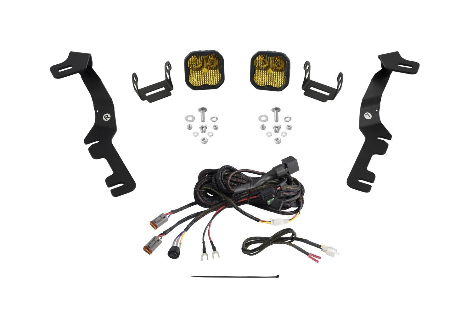 Diode Dynamics - Stage Series Ditch Light Kit for 2019+ Ram, SS3 Sport Yellow Combo - DD7600