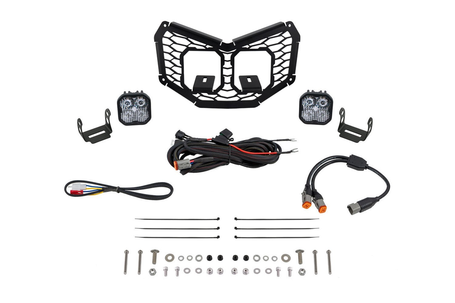 Diode Dynamics DD7878 Allows for installation of SS3 LED pods in front grille.