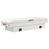 Weather Guard - Model 156-3-04 Saddle Box, Steel, Compact, White, 7.0 cu ft - 156-3-04