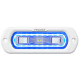RIGID Industries - 51201 SR-L Series Marine Spreader Pod, 2 Wire Flush Mount, White W/Blue Halo