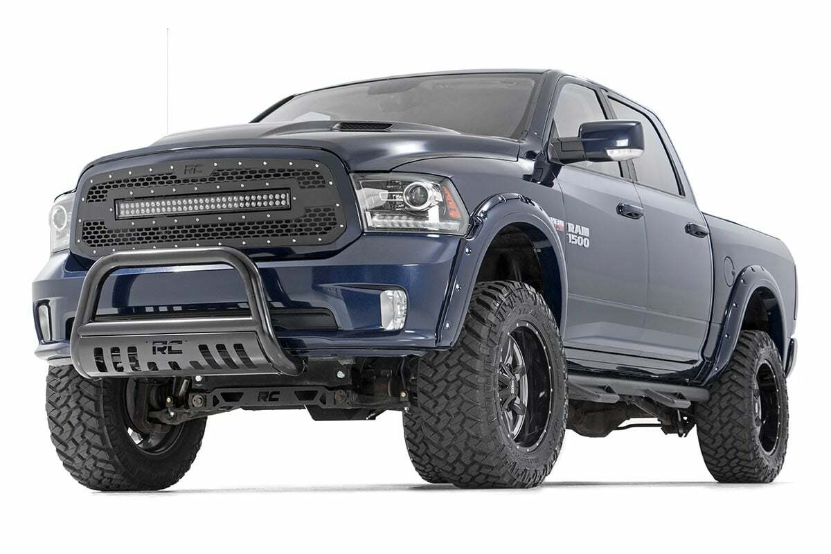 Rough Country - Mesh Grille - 30" Dual Row LED - Black - Ram 1500 2WD 4WD (13-18 & Classic) - 70199