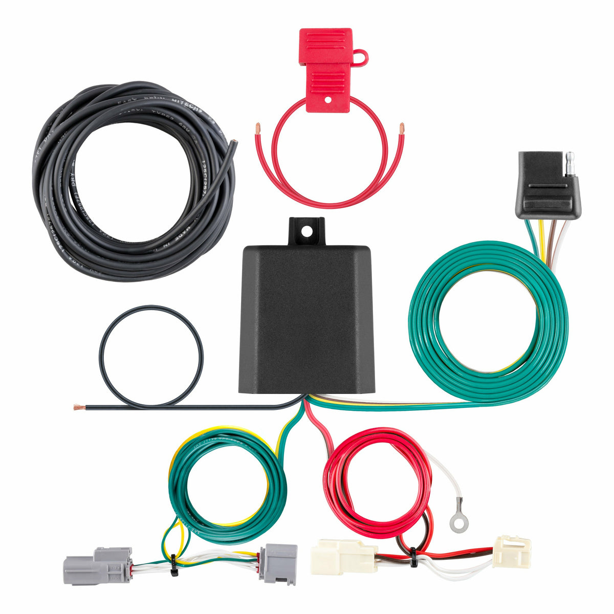 Curt - Custom Wiring Harness, 4-Way Flat Output, Select Toyota Venza - 56460