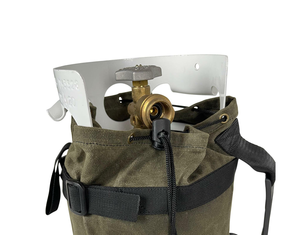 Overland Vehicle Systems - Organize With Wax Canvas Propane Cover - 21189941
