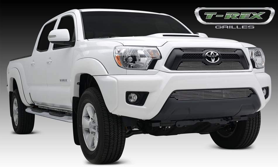 T-Rex Grilles - 2 Pc Horizontal Aluminum Billet Grille Overlay - 21938