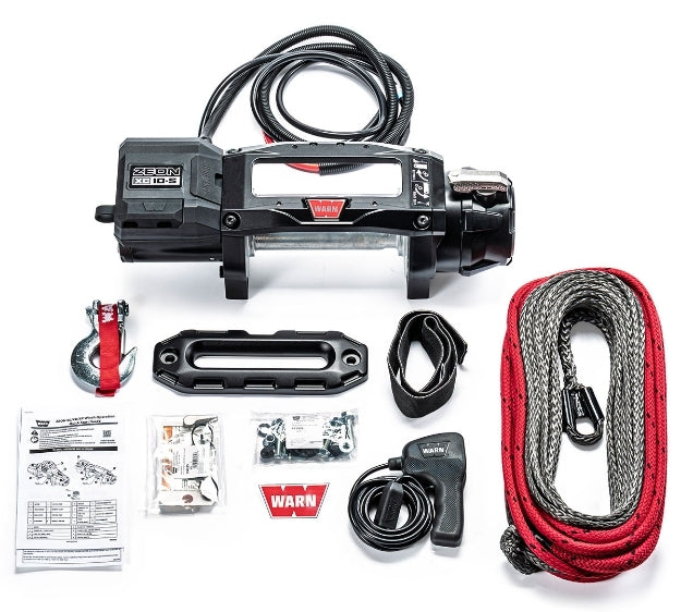 Warn - ZEON XC 10,000lbs Synthetic Rope Winch - 110510