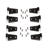 Rugged Ridge - Door Hinge Kit, 8 Piece; 07-18 Jeep Wrangler Unlimited JKU, 4 Door - 11202.32