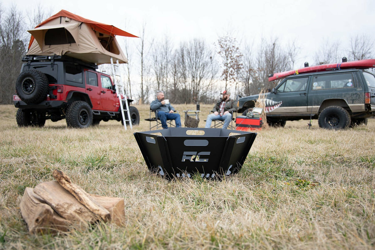 Rough Country 117513A Overland Collapsible Fire Pit w/Carry Bag - 117513A