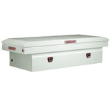 Weather Guard - Model 116-3-04 Saddle Box, Steel, Full Extra Wide, White, 15.5 cu ft - 116-3-04