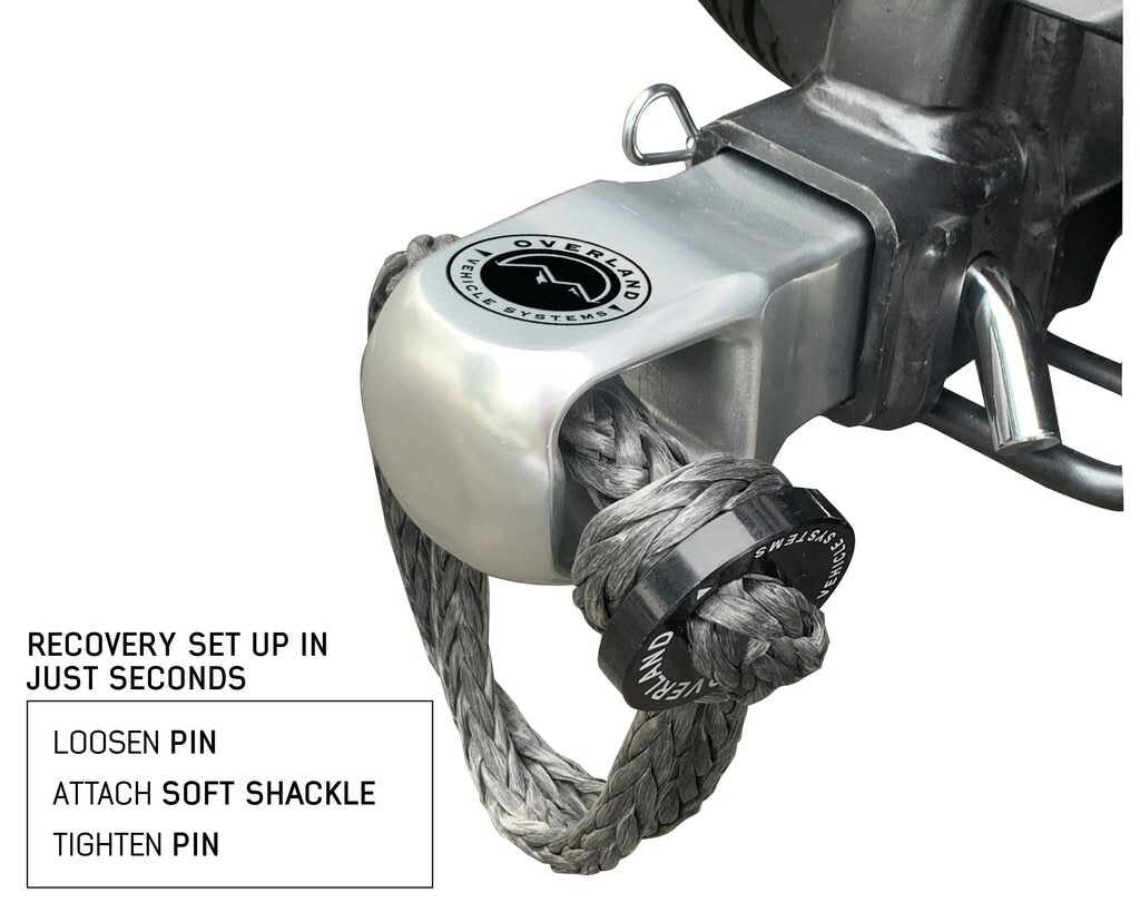 Overland Vehicle Systems - Aluminum Receiver Hitch Mount - Durable and Efficient - 19109902
