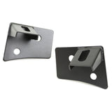Rugged Ridge - Rugged Ridge 11027.04 Light Mount Bracket Kit, Windshield, Textured Black; 07-18 Wrangler JK - 11027.04
