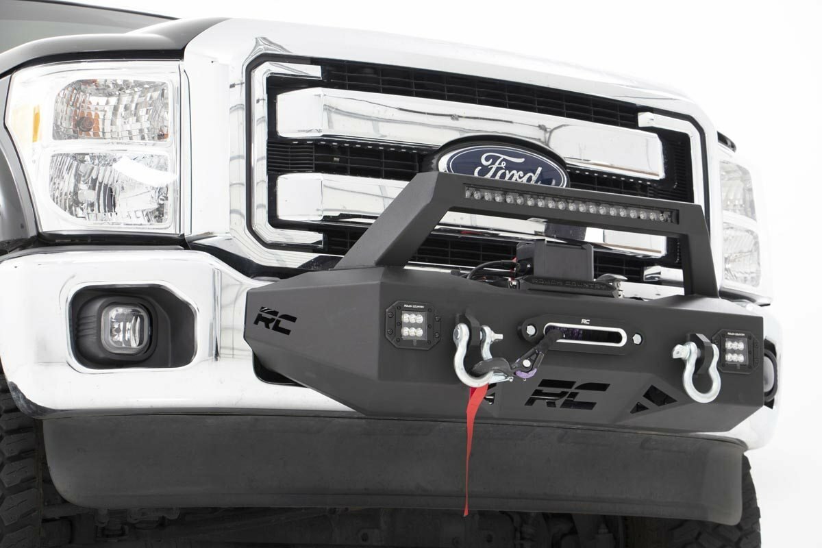 Rough Country - EXO Winch Mount Kit - Ford F-250 F-350 Super Duty 2WD 4WD (11-16) - 51006