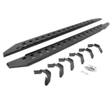 Go Rhino 69434680SPC - RB10 Slim Line Running Boards With Mounting Brackets - Textured Black