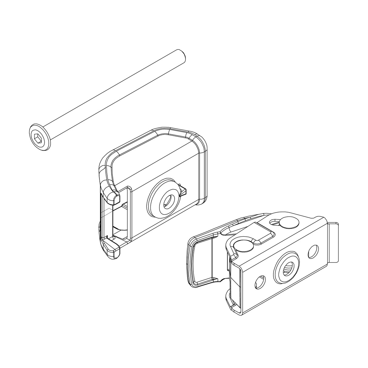 Thule - Pump buckle kit EF XT - 1500052847