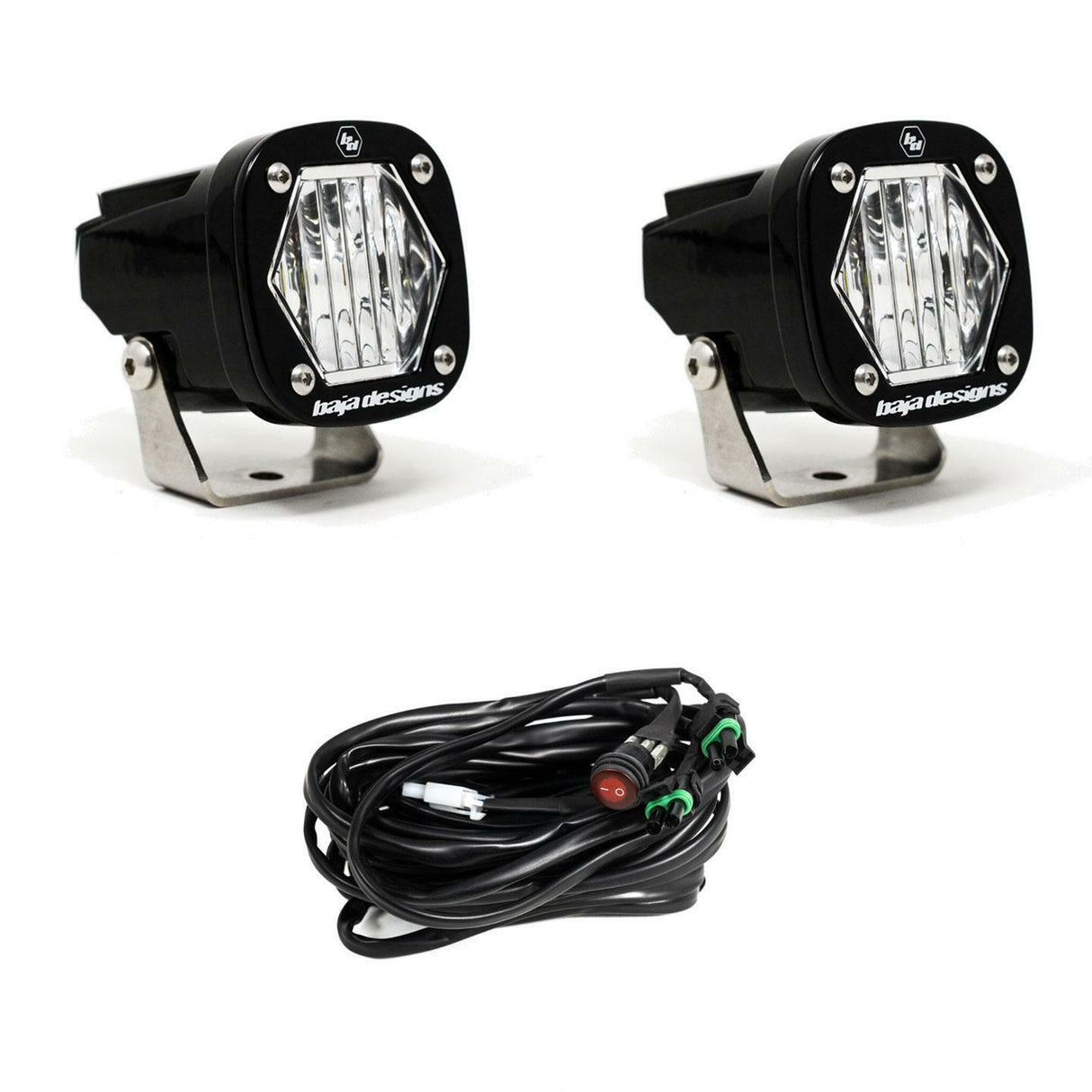 Baja Designs - 387805 - S1 Black LED Auxiliary Light Pod Pair