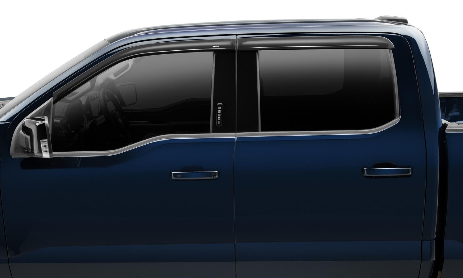 Husky Liners 2854011 Low Profile Ventvisor Deflector; Smoke; Outside Mount; 4 pc.