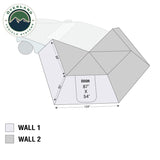 Overland Vehicle Systems - Awning Wall 2 Piece Kit for Passenger Side 270 Awning Wall - 19589908