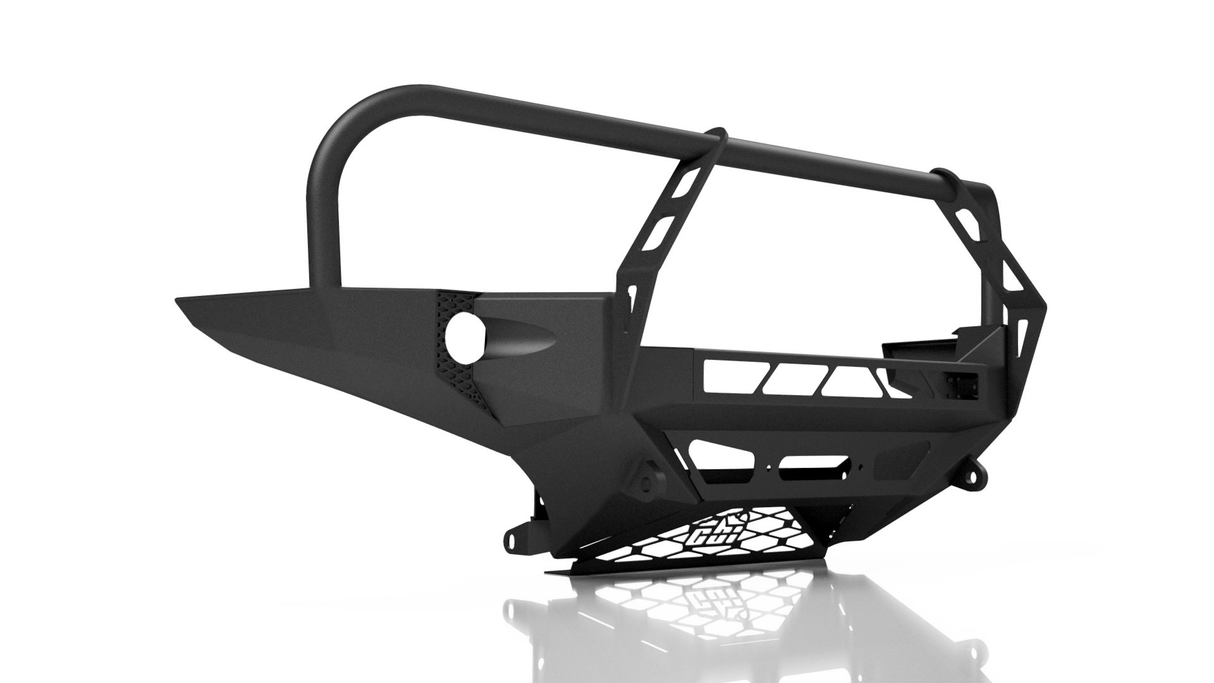 CBI - 5th Gen Toyota 4Runner Adventure Series Front Bumper - Steel | 2020-2021-Bare Metal - 200-000-011-224