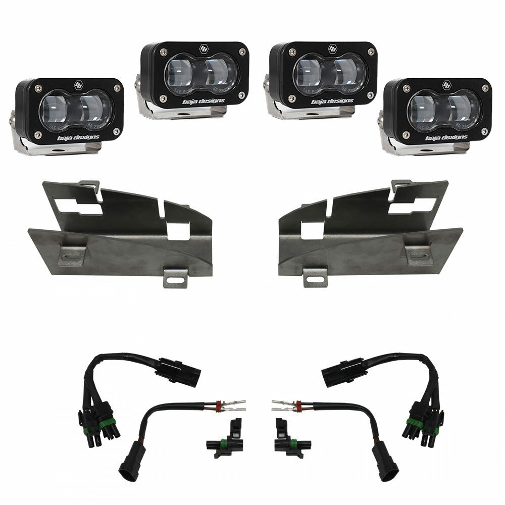 Baja Designs - Baja Designs - 448164 - Dodge/Ram Dual S2 SAE Fog Pocket Light Kit