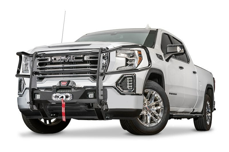 Warn - TRANS4MER GRILLE GUARD KIT - SIERRA 1500 FULL GUARD - 108226