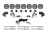 Diode Dynamics - Bronco SS5 Sport CrossLink Windshield White Combo Lightbar Kit - DD7232