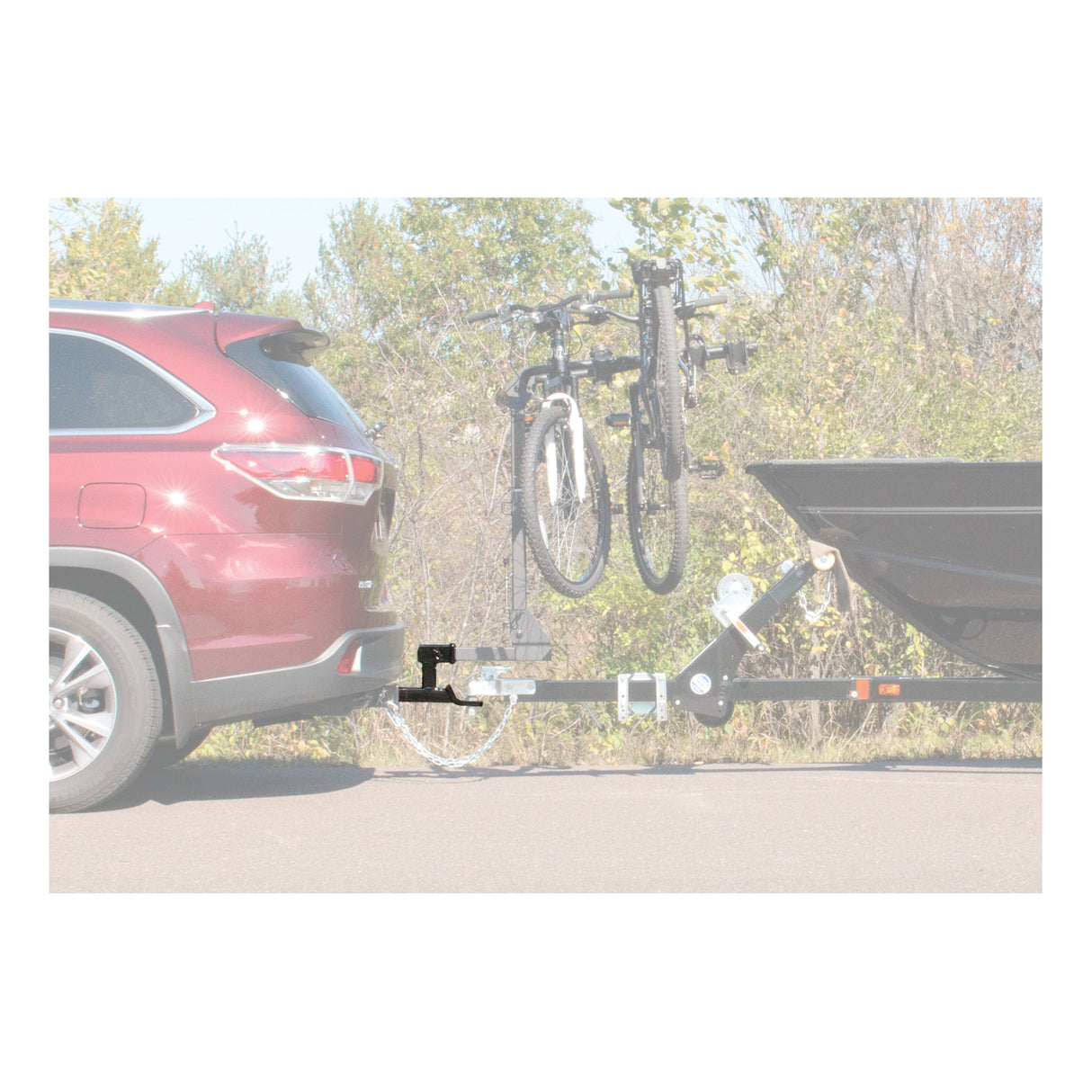 Curt - Multi-Use Ball Mount (2" Shank, 7,500 lbs., 5-13/16" Rise, 1" Ball Hole) - 45810