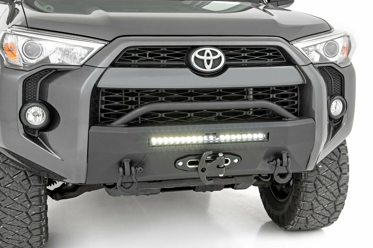 Rough Country - Front Bumper - Hybrid - 20" Blk DRL - Toyota 4Runner 2WD 4WD (14-23) - 10745