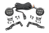 LED Light Kit - Ditch Mount - Black Series Round - 3.5 Inch - Amber DRL - Toyota Tacoma (2024)